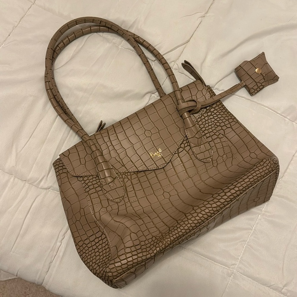 Tan Handbag from Baggit